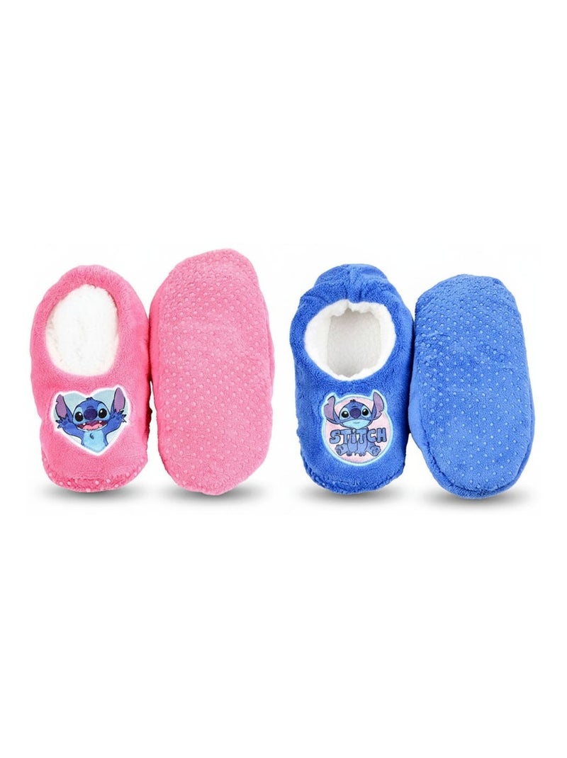 Pack de Calcetines Antideslizantes Niño LILO & STITCH (Pack de 2) Rosa/Multicolor - Kiabi