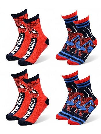 Pack de Calcetines Antideslizantes Niño MARVEL SPIDER-MAN (Pack de 4)