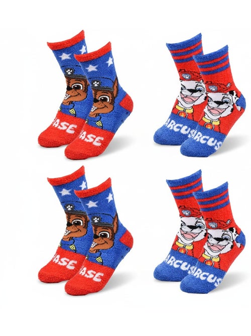 Pack de Calcetines Antideslizantes Niño PAT PATROUILLE (Pack de 4) - Kiabi