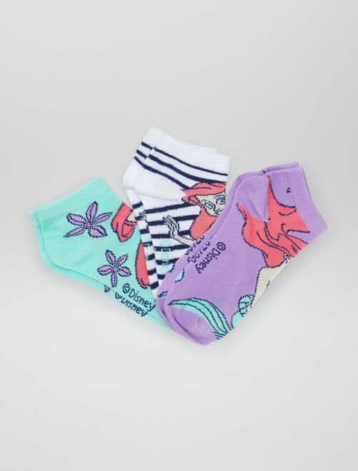 Pack de calcetines 'Ariel' de 'Disney' - 3 pares - Kiabi
