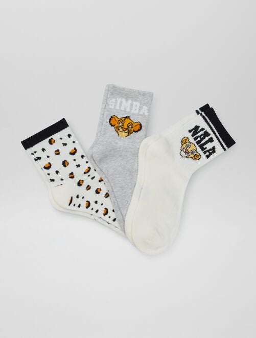 Pack de calcetines estampados 'El Rey León' - 3 pares - Kiabi