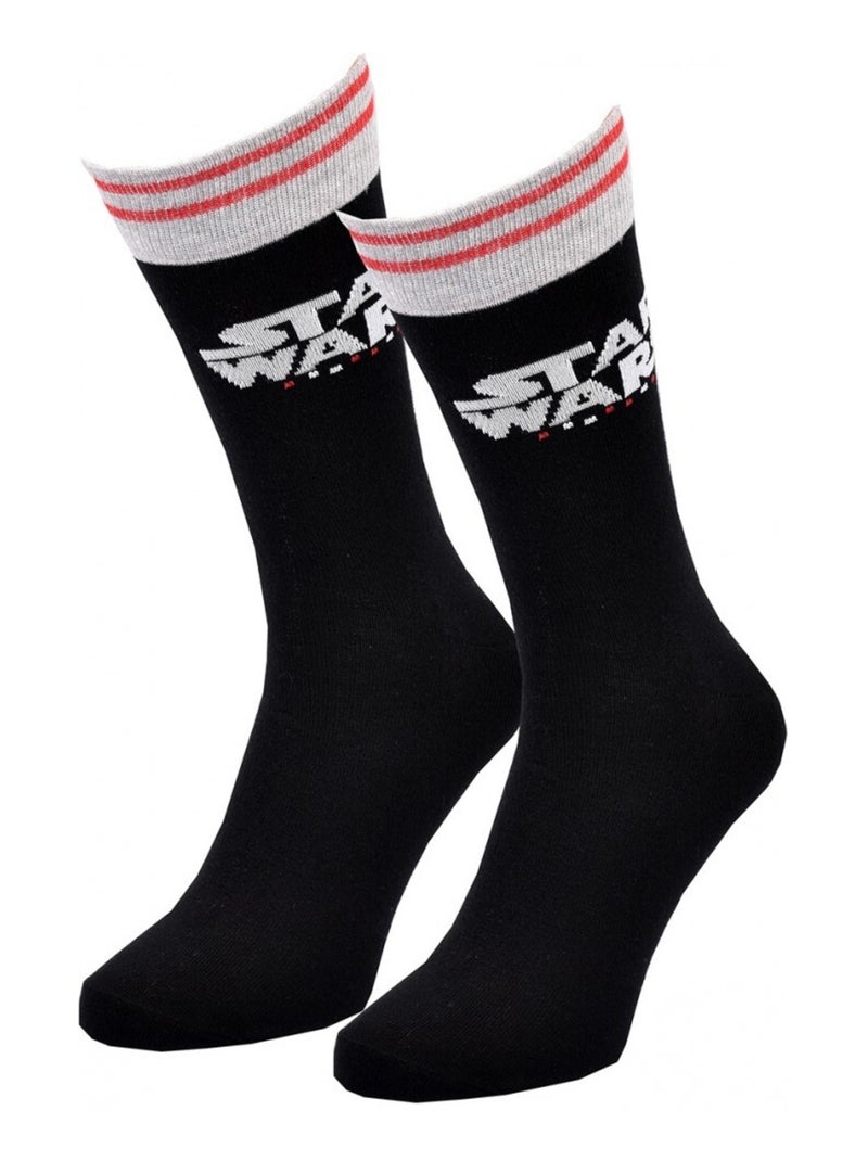 Pack de calcetines hombre DISNEY STAR WARS Negro Gris Blanco Rojo - Kiabi