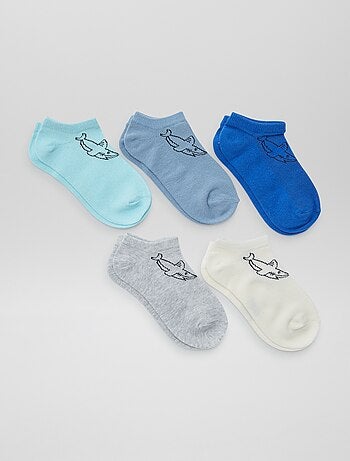 Pack de calcetines invisibles estampados