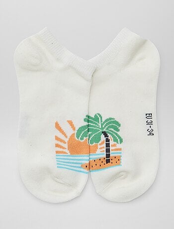 Pack de calcetines invisibles estampados