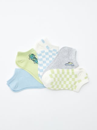 Pack de calcetines invisibles estampados