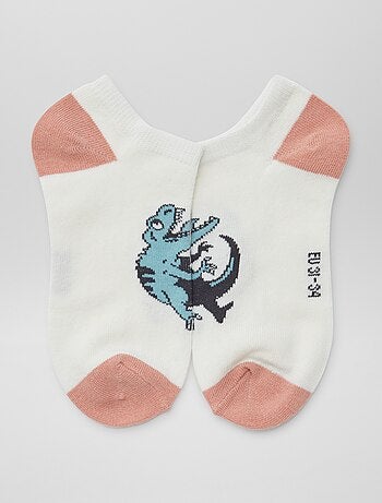 Pack de calcetines invisibles estampados