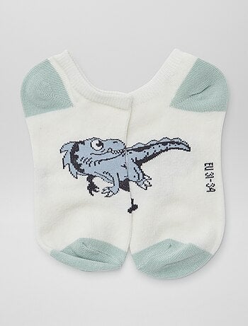 Pack de calcetines invisibles estampados