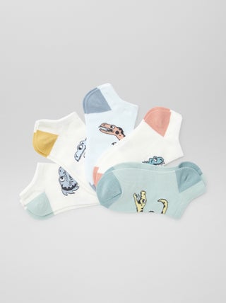 Pack de calcetines invisibles estampados