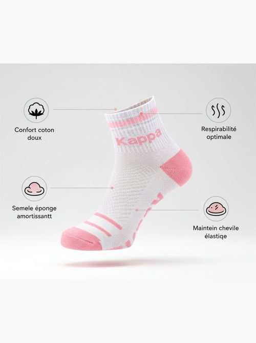 Pack de Calcetines Mujer Quarter KAPPA (Lot de 6) - Kiabi Pack de Calcetines Mujer Quarter KAPPA (Lot de 6) - Kiabi