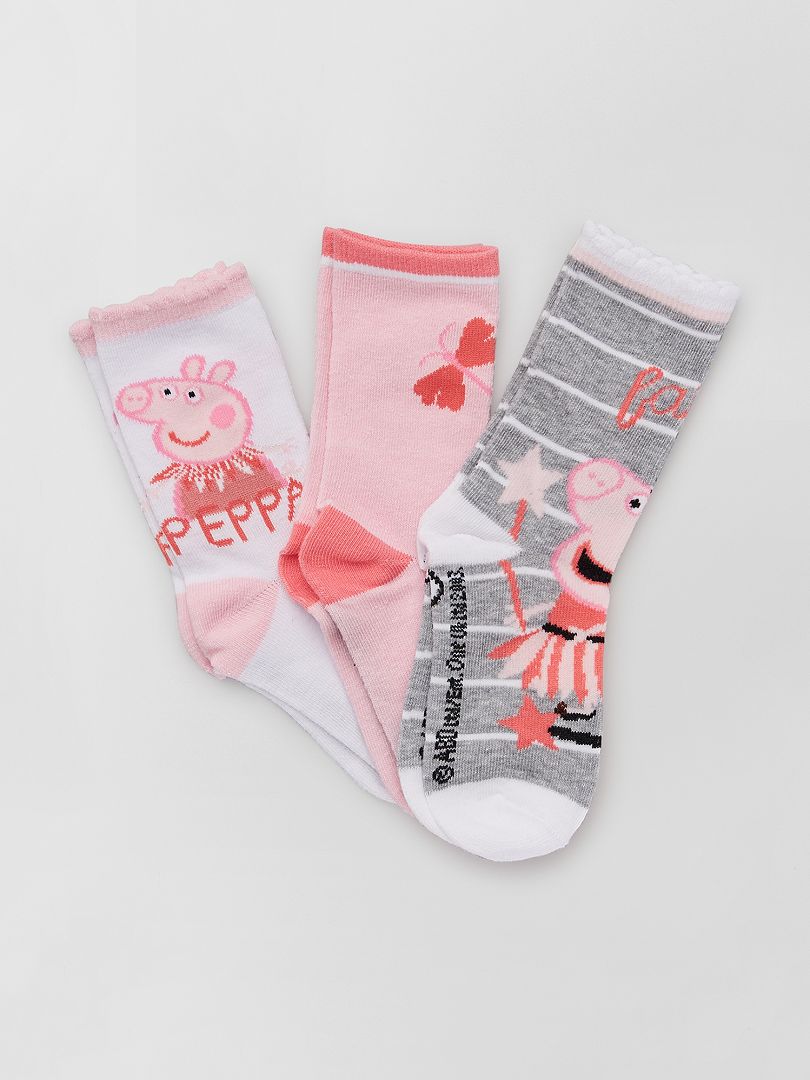 Pack de calcetines 'Peppa Pig' BLANCO - Kiabi