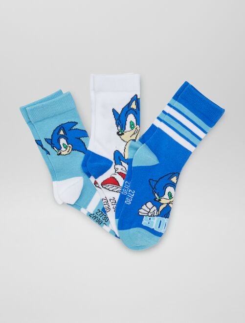 Pack de calcetines 'Sonic' - 3 pares - Kiabi