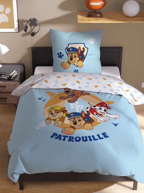 Pack de cama individual de 2 piezas "Patrulla Canina": funda nórdica + 1 funda de almohada - Kiabi