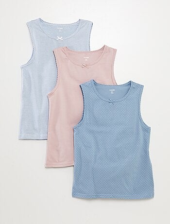 Pack de camiseta de tirantes anchos