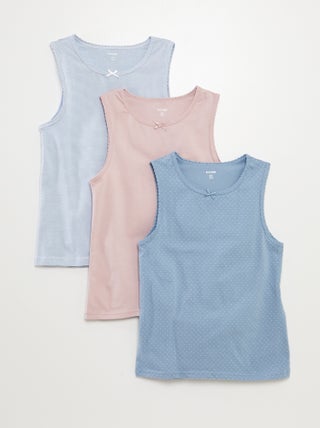 Pack de camiseta de tirantes anchos