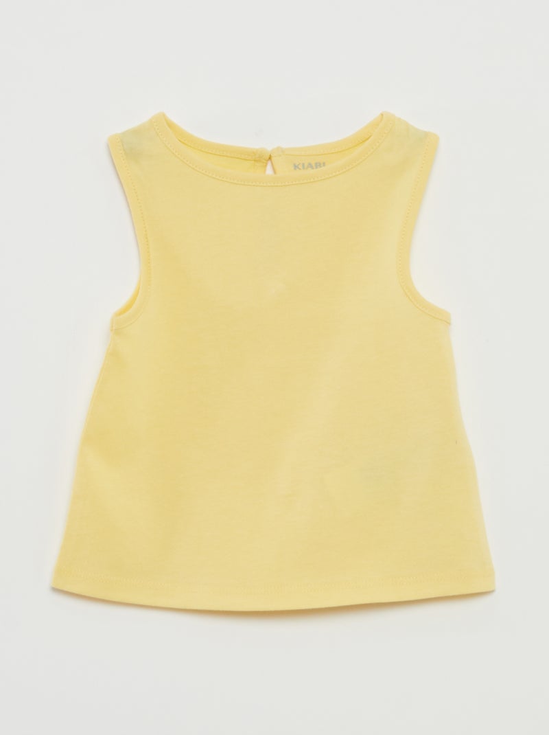 Pack de camiseta de tirantes anchos AZUL - Kiabi