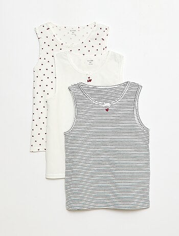 Pack de camiseta de tirantes anchos