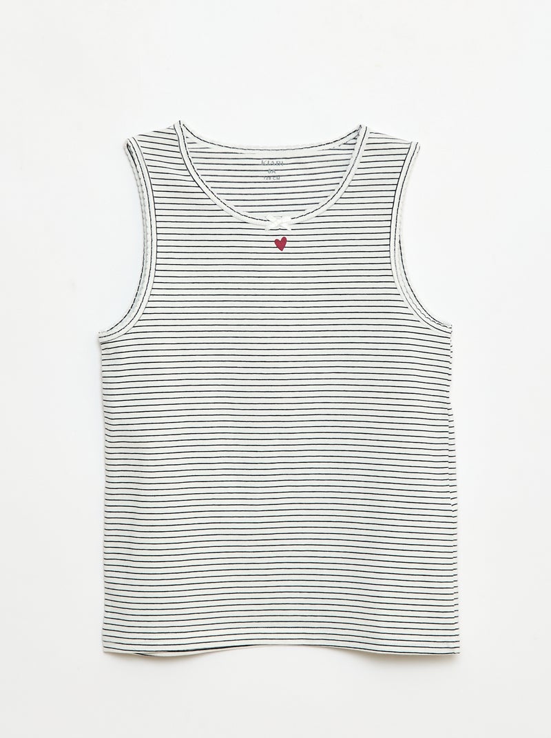 Pack de camiseta de tirantes anchos Blanco - Kiabi