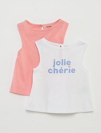 Pack de camiseta de tirantes anchos