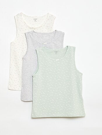 Pack de camisetas de tirantes anchos