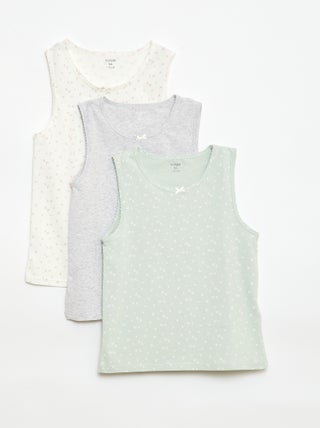 Pack de camiseta de tirantes anchos