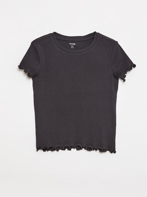 Pack de camisetas de canalé - 2 unidades - Kiabi