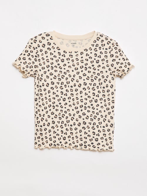 Pack de camisetas de canalé - 2 unidades - Kiabi