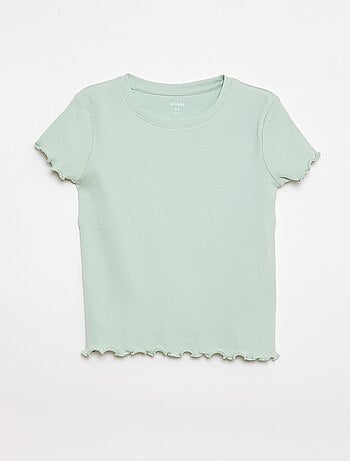 Pack de camisetas de canalé - 2 unidades