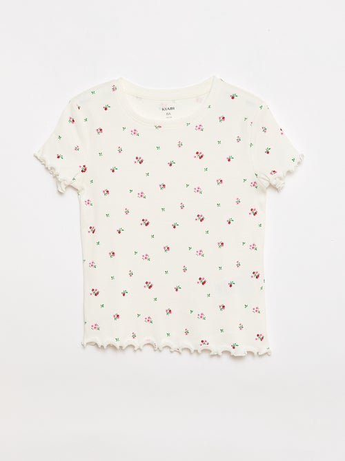 Pack de camisetas de canalé - 2 unidades - Kiabi