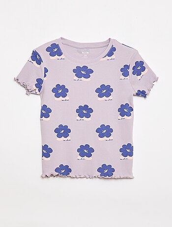 Pack de camisetas de canalé - 2 unidades