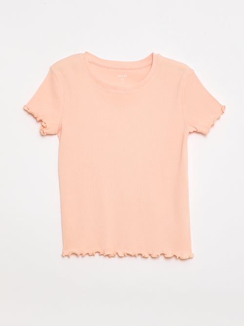 Pack de camisetas de canalé - 2 unidades - Kiabi