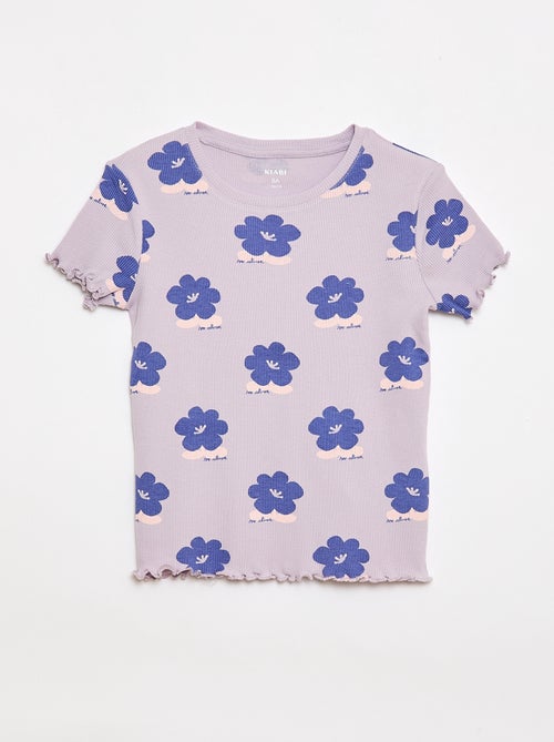 Pack de camisetas de canalé - 2 unidades - Kiabi