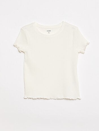 Pack de camisetas de canalé - 2 unidades