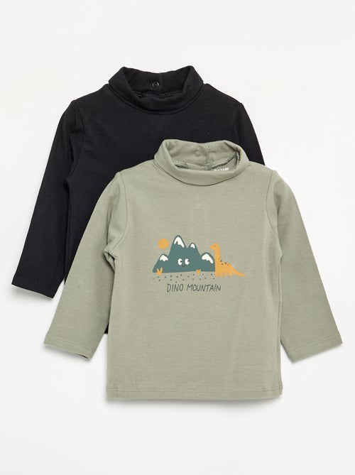 Pack de camisetas de cuello alto - 2 piezas - Kiabi