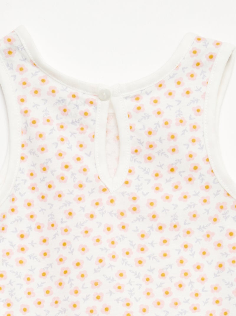 Pack de camisetas de tirantes - 2 piezas Blanco - Kiabi
