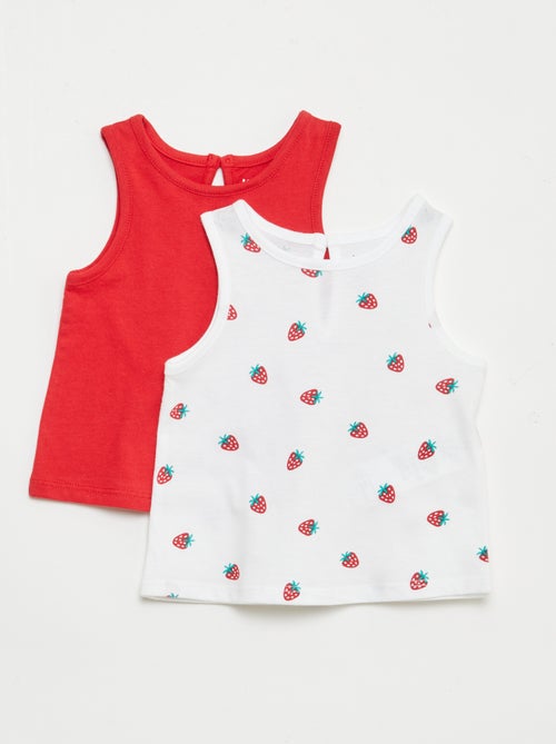 Pack de camisetas de tirantes - 2 piezas - Kiabi