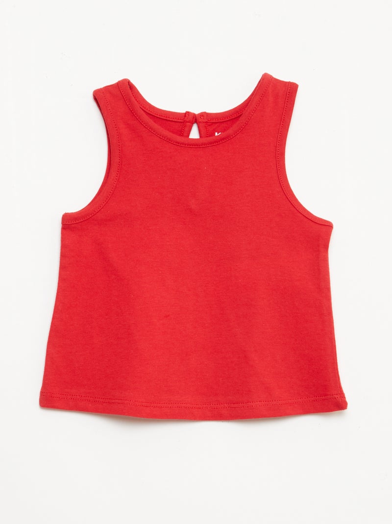 Pack de camisetas de tirantes - 2 piezas Blanco - Kiabi