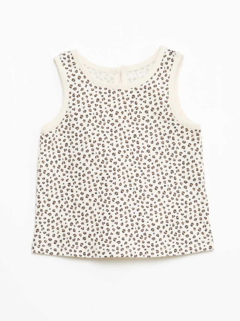 Pack de camisetas de tirantes - 2 piezas Blanco - Kiabi