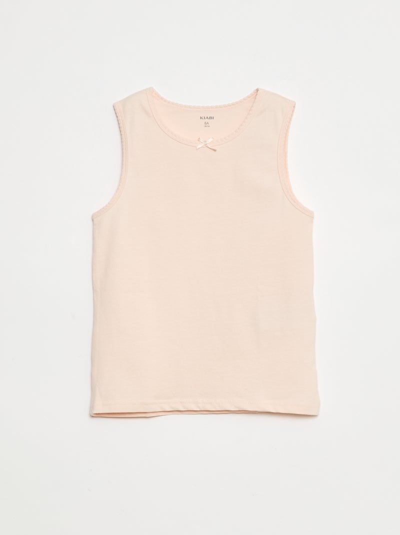 Pack de camisetas de tirantes anchos Azul - Kiabi