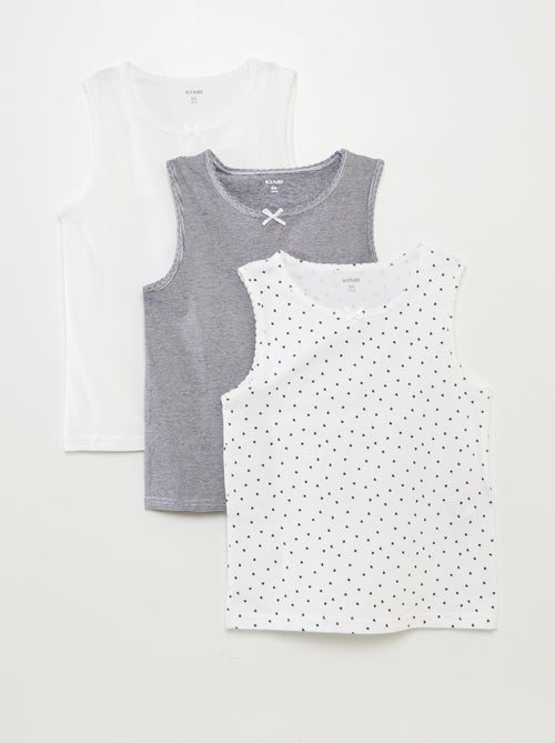 Pack de camisetas de tirantes anchos - Kiabi