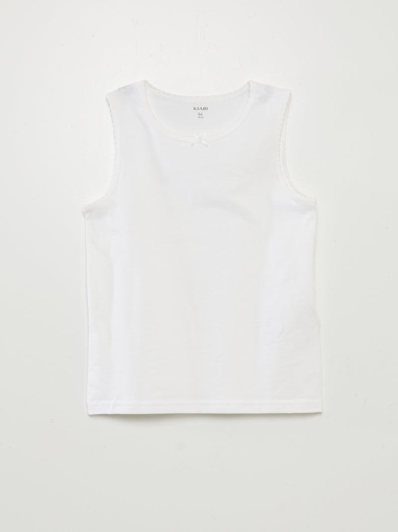 Pack de camisetas de tirantes anchos NEGRO - Kiabi