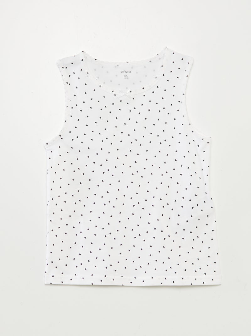 Pack de camisetas de tirantes anchos NEGRO - Kiabi