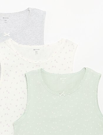 Pack de camisetas de tirantes anchos