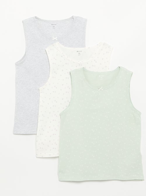 Pack de camisetas de tirantes anchos - Kiabi