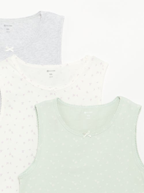 Pack de camisetas de tirantes anchos - Kiabi