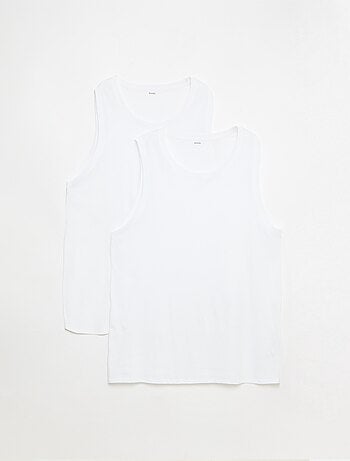 Pack de camisetas de tirantes de punto jersey - 2 unidades