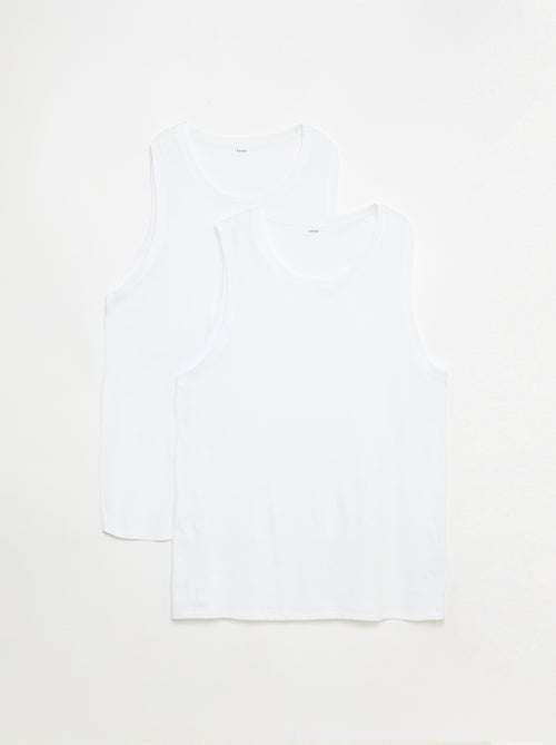 Pack de camisetas de tirantes de punto jersey - 2 unidades - Kiabi