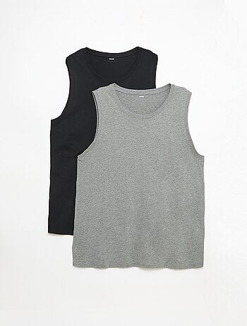 Pack de camisetas de tirantes de punto jersey - 2 unidades