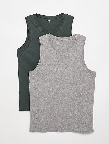 Pack de camisetas de tirantes de punto jersey - 2 unidades