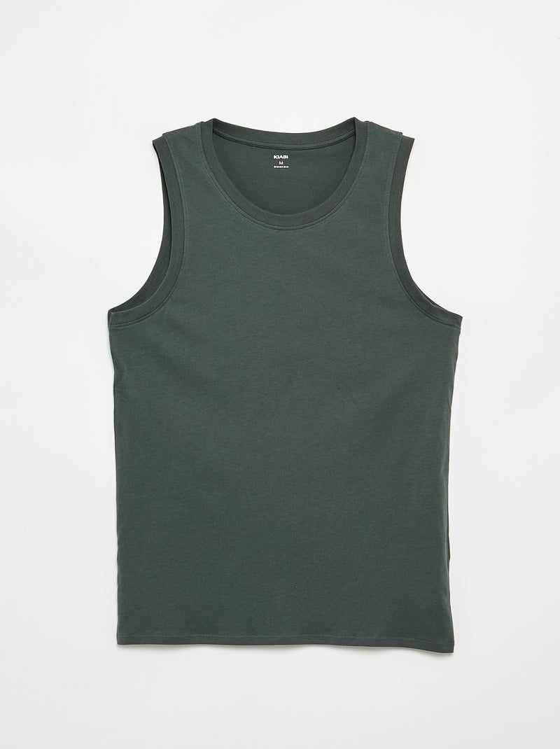 Pack de camisetas de tirantes de punto jersey - 2 unidades Verde - Kiabi