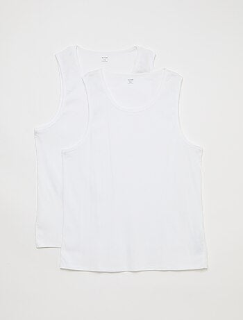 Pack de camisetas de tirantes de punto jersey